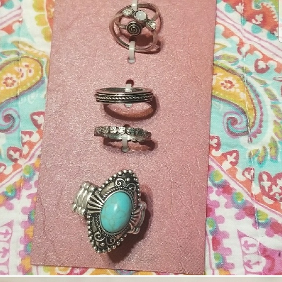 Arizona Jean Co - Torqouise ring set - Picture 3 of 5